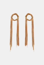 Load image into Gallery viewer, Round Shape Fringed Copper Earrings
