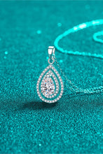 Load image into Gallery viewer, 1 Carat Moissanite Teardrop Pendant Necklace
