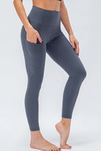 Load image into Gallery viewer, Breathable Wide Waistband Active Leggings with Pockets
