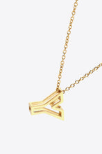 Load image into Gallery viewer, U to Z Letter Pendant Nekclace
