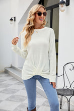 Load image into Gallery viewer, Twisted Round Neck Sweater
