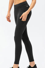 Load image into Gallery viewer, Full Size Slim Fit High Waist Long Sports Pants with Pockets
