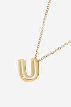 Load image into Gallery viewer, U to Z Letter Pendant Nekclace
