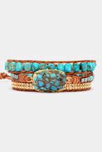 Load image into Gallery viewer, Handmade Natural Stone Copper Bracelet
