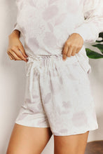 Load image into Gallery viewer, Double Take Floral Long Sleeve Top and Shorts Loungewear Set
