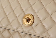 Load image into Gallery viewer, White  Nappa Leather Medusa Evening Bag
