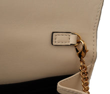 Load image into Gallery viewer, White  Nappa Leather Medusa Evening Bag
