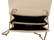 Load image into Gallery viewer, White  Nappa Leather Medusa Evening Bag
