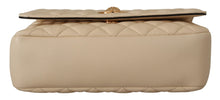 Load image into Gallery viewer, White Nappa Leather Medusa Shoulder Bag
