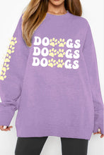 Load image into Gallery viewer, Simply Love Simply Love Full Size Round Neck Dropped Shoulder DOGS Graphic Sweatshirt
