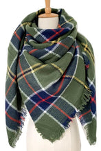 Load image into Gallery viewer, Plaid Imitation Cashmere Scarf
