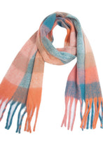 Load image into Gallery viewer, Fringe Detail Polyester Scarf
