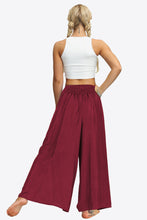 Load image into Gallery viewer, Smocked Split Wide Leg Long Pants
