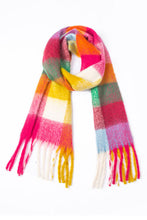 Load image into Gallery viewer, Fringe Detail Polyester Scarf
