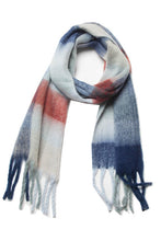 Load image into Gallery viewer, Fringe Detail Polyester Scarf
