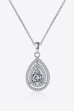 Load image into Gallery viewer, 1 Carat Moissanite Teardrop Pendant Necklace
