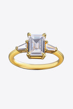 Load image into Gallery viewer, 2 Carat Moissanite Rectangle Ring
