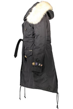 Load image into Gallery viewer, Black Polyester Jackets &amp; Coat
