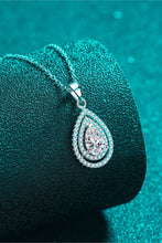 Load image into Gallery viewer, 1 Carat Moissanite Teardrop Pendant Necklace
