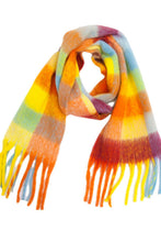 Load image into Gallery viewer, Fringe Detail Polyester Scarf
