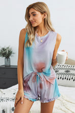 Load image into Gallery viewer, Swingy Tank and Ruffled Shorts Loungewear
