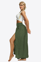 Load image into Gallery viewer, Smocked Split Wide Leg Long Pants
