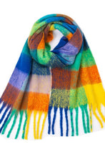 Load image into Gallery viewer, Fringe Detail Polyester Scarf
