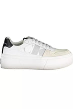 Load image into Gallery viewer, White Polyester Sneaker
