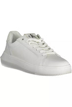 Load image into Gallery viewer, White Polyester Sneaker
