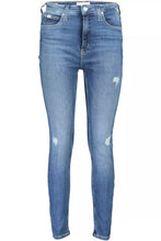 Load image into Gallery viewer, Blue Cotton Jeans &amp; Pant
