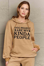 Load image into Gallery viewer, Simply Love Simply Love Full Size Dog Paw Slogan Graphic Hoodie
