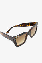 Load image into Gallery viewer, Inlaid Rhinestone Polycarbonate Sunglasses
