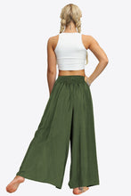 Load image into Gallery viewer, Smocked Split Wide Leg Long Pants
