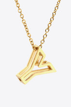 Load image into Gallery viewer, U to Z Letter Pendant Nekclace
