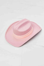 Load image into Gallery viewer, Fame Western Cutie Cowboy Hat in Pink
