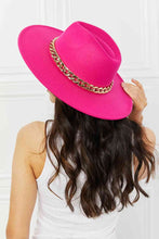 Load image into Gallery viewer, Fame Keep Your Promise Fedora Hat in Pink
