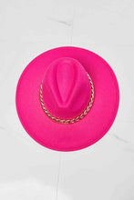 Load image into Gallery viewer, Fame Keep Your Promise Fedora Hat in Pink
