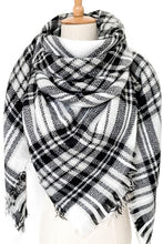 Load image into Gallery viewer, Plaid Imitation Cashmere Scarf
