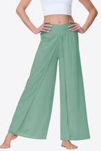 Load image into Gallery viewer, Smocked Split Wide Leg Long Pants
