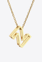 Load image into Gallery viewer, U to Z Letter Pendant Nekclace
