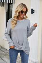 Load image into Gallery viewer, Twisted Round Neck Sweater
