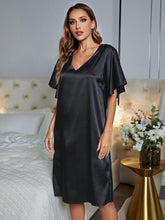 Load image into Gallery viewer, V-Neck Flutter Sleeve Night Dress
