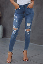 Load image into Gallery viewer, Baeful Vintage Skinny Ripped Jeans
