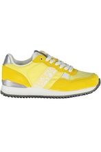 Load image into Gallery viewer, Yellow Polyester Sneaker
