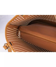 Load image into Gallery viewer, Brown Artificial Leather Handbag
