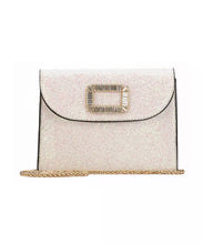 Load image into Gallery viewer, White Artificial Leather Crossbody Bag
