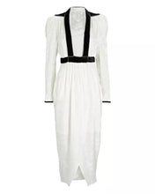 Load image into Gallery viewer, White Polyester Dress
