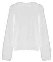 Load image into Gallery viewer, White Polyester Sweater
