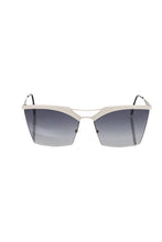 Load image into Gallery viewer, Silver Metallic Fibre Sunglasses
