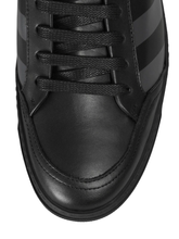 Load image into Gallery viewer, Black Leather Di Calfskin Sneaker
